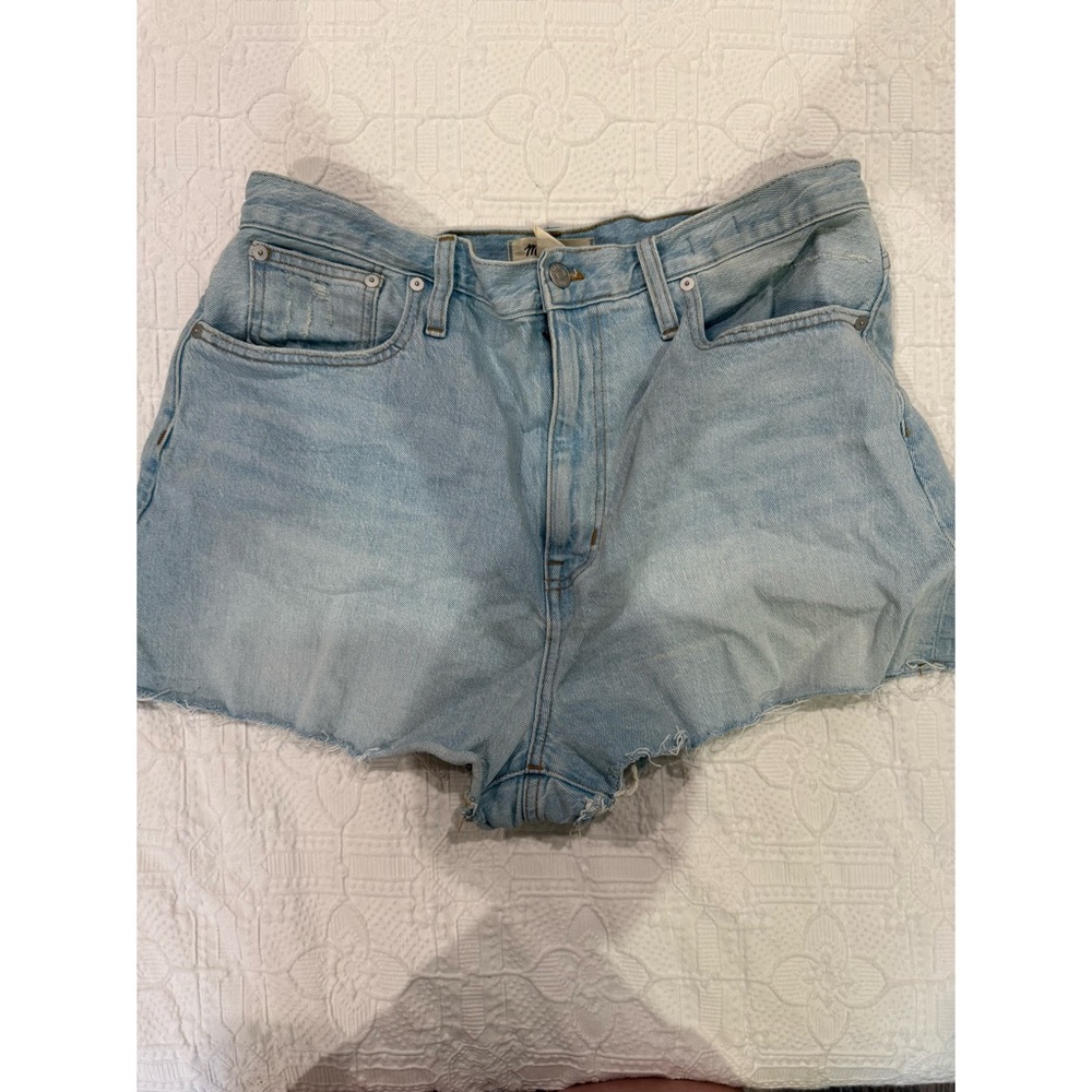 Madewell Denim Mom Jean Short Shorts